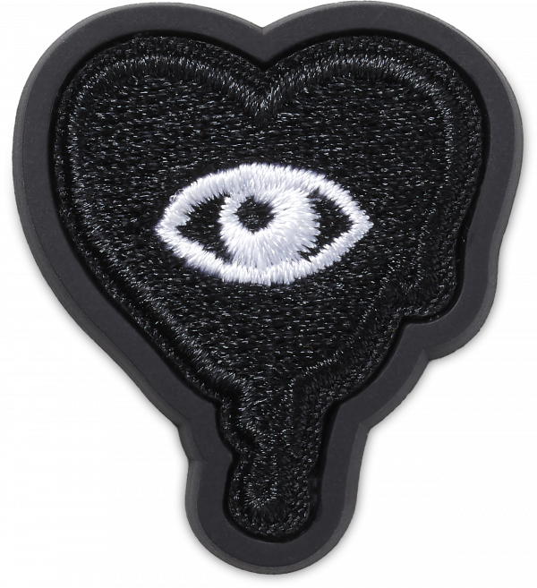 Dripping Black Heart Patch